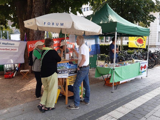 Hiroshima-Jahrestag, 6.08.2025, Freiburg - Foto: Anti-Atom-Gruppe Freiburg - Creative-Commons-Lizenz Namensnennung Nicht-Kommerziell 3.0